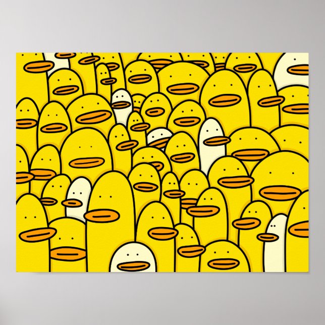 Poster Ducks Doddle Art (Frente)