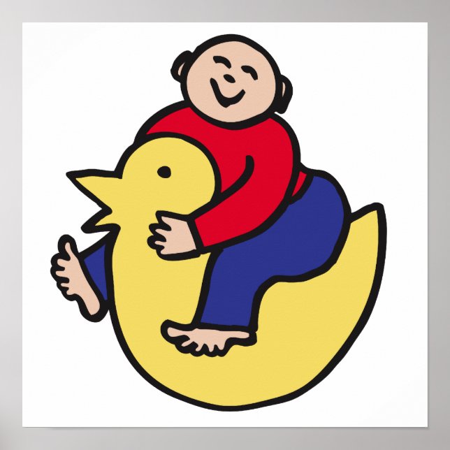 Pôster Ducky Rider (Frente)