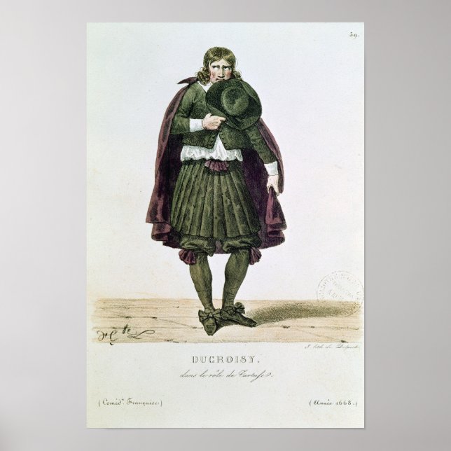 Pôster Ducroisy no título Tartuffe (Frente)