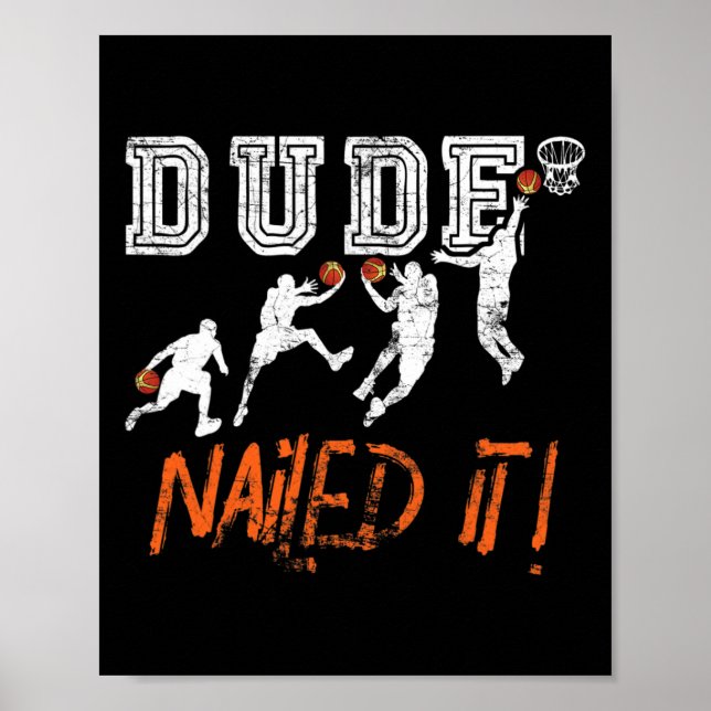 Poster Dude Nails - Jogador Byller Bysketbyll - Hooper (Frente)