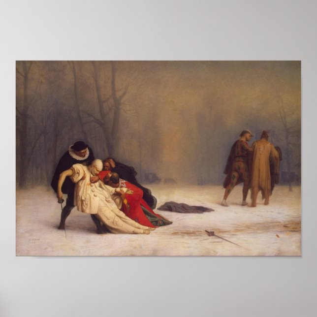 Pôster Duelo Após Uma Bola De Mascarada (Frente)