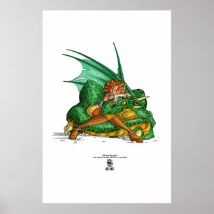 Poster Duende e dragão