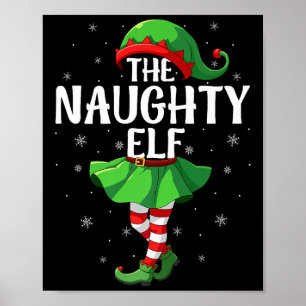 Poster Duende Travesso Natal Meninas Mulheres Esquadrão D