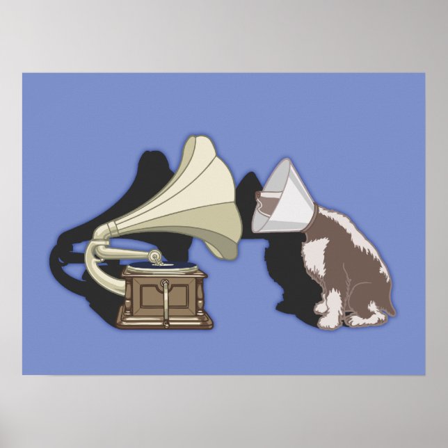 Poster Duet - Dog & Gramophone (Frente)
