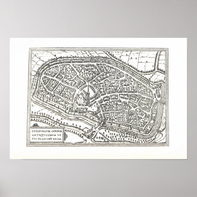 Poster Duisburg: 1666 (Frente)