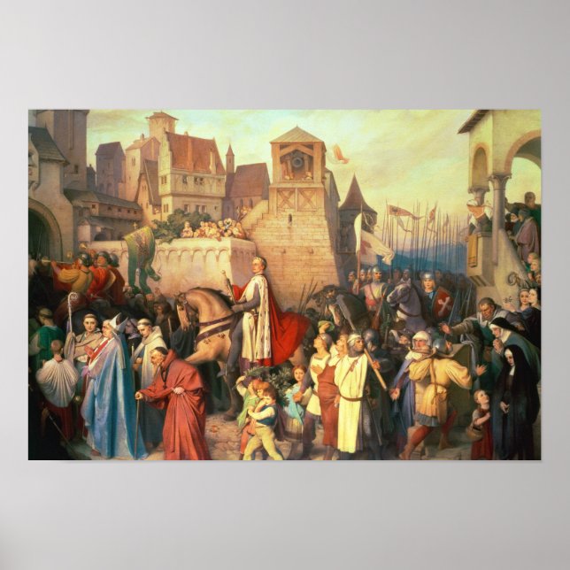 Poster Duke Leopold, o Glorioso, entra em Viena (Frente)