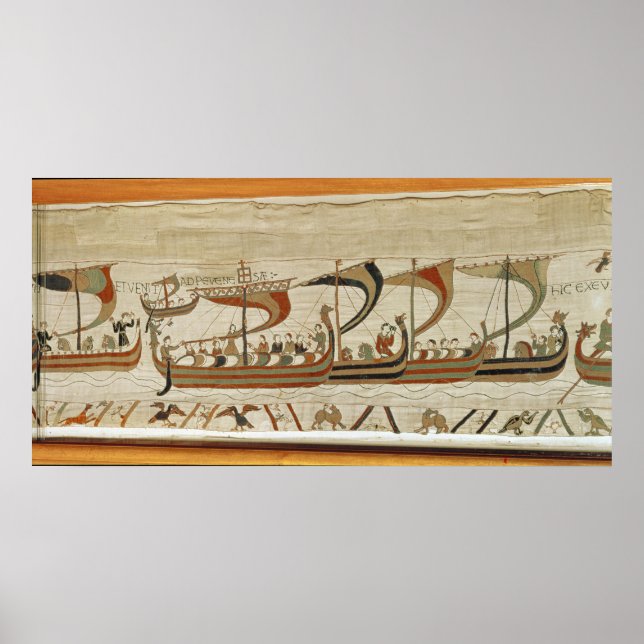 Pôster Duke William and his fleet cross the Channel (Frente)