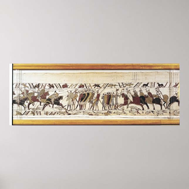 Pôster Duke William Exhort suas tropas (Frente)