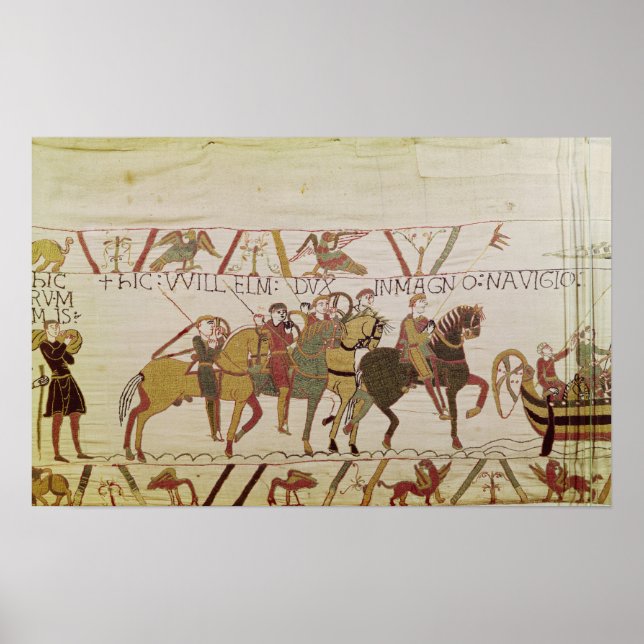 Poster Duke William Preparando-se para Velejar até Pevens (Frente)