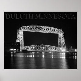 Pôster Duluth Aerial Lift Bridge photo
