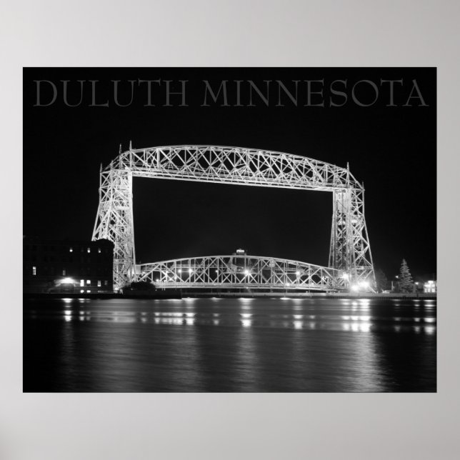 Pôster Duluth Aerial Lift Bridge photo (Frente)
