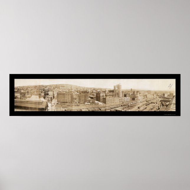 Poster Duluth, Foto MN 1913 (Frente)