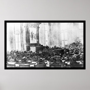 Pôster Duma de Bolshevik Rússia 1917