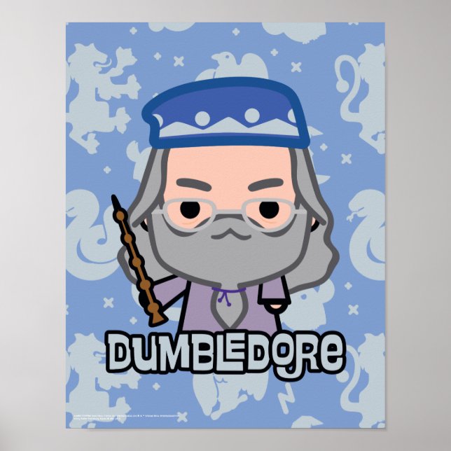 Pôster Dumbledore Personagem de desenho animado Art (Frente)