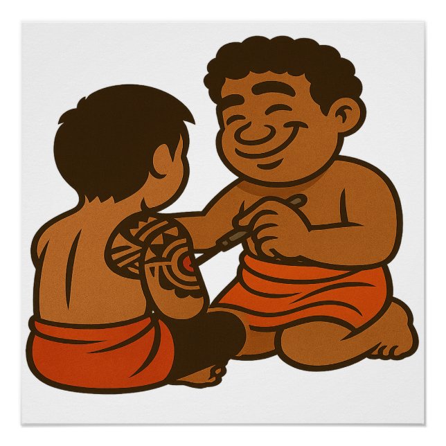 Pôster Dumi Tatau Artist (Frente)