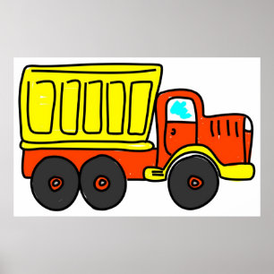 Poster Dump Truck