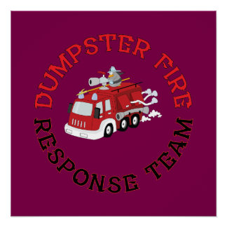 Pôster Dumpster Fire Response Team