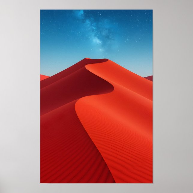 Poster Duna de Areia do Deserto (Frente)