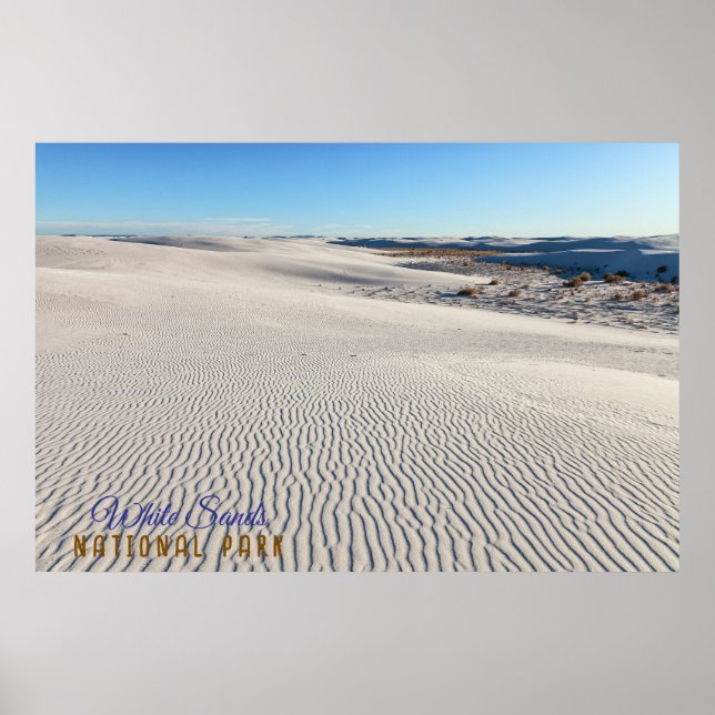 Poster Dunas Brancas (Frente)