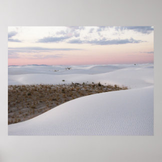 Poster Dunas de Areia do Sol, Areia Branca, Novo México