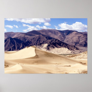 Poster Dunas de areia perto do mosteiro de Samye - Tibete