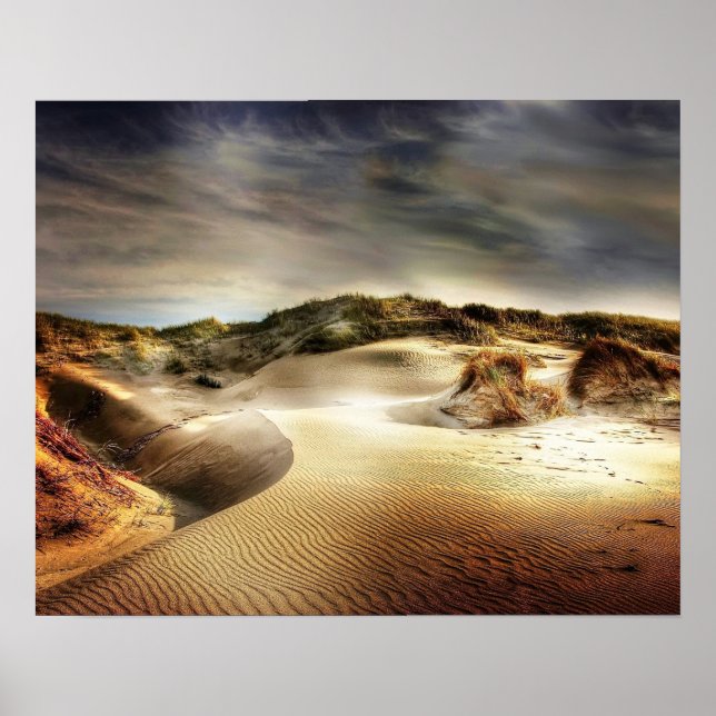 Poster Dunas do Mar do Norte (Frente)