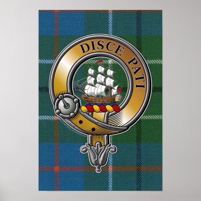 Poster Duncan Tartan & Crachá (Frente)