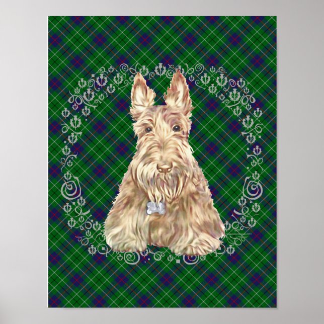 Pôster Duncan Tartan Scottie (Frente)