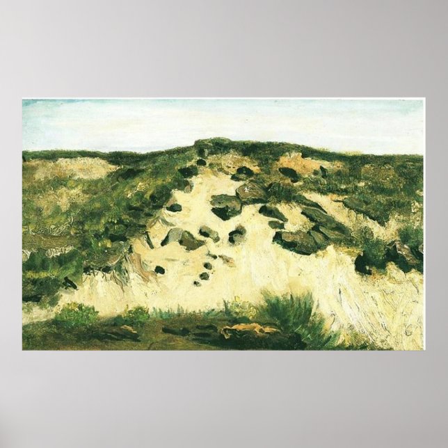 Poster Dunes Vincent van Gogh (Frente)