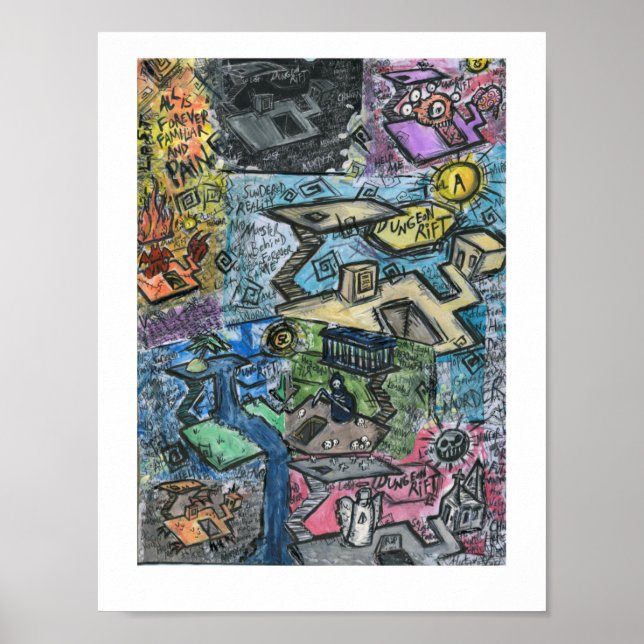 Pôster Dungeon Rift Dungeon (Frente)