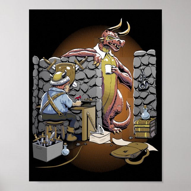 Poster Dungeon Space (Frente)