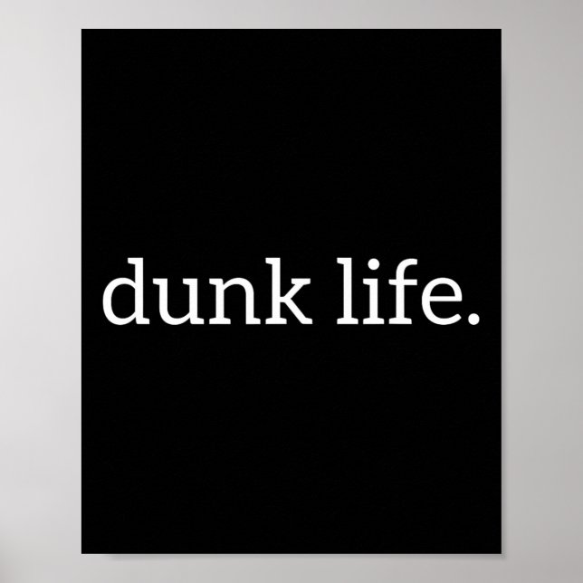 Poster Dunk Life Deluxe Basquete para Atletas (Frente)