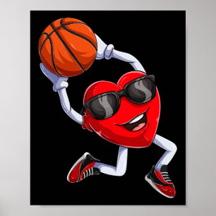 Poster Dunking Heart Basball