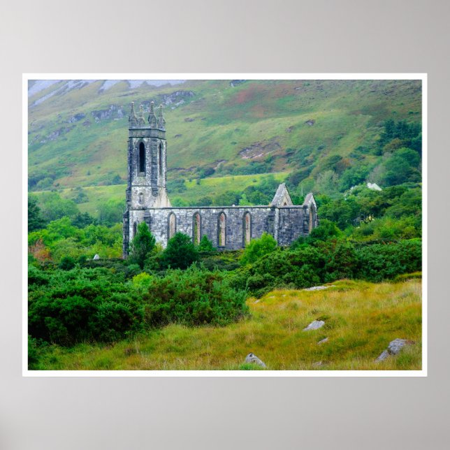 Poster Dunlewey Church in the Irish Countryside (Frente)
