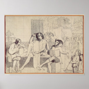 Pôster Duodécima noite, c.1850