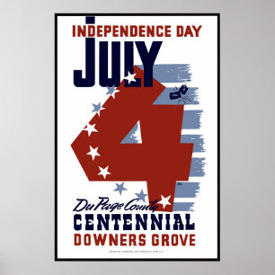 Poster DuPage County Centennial