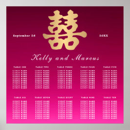 Poster Dupla felicidade | Plano de Casamento