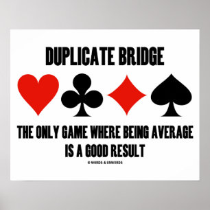 Poster Duplicar Apenas Jogo de Ponte Onde É Média