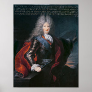 Pôster Duque de James Stuart Fitzjames ø de Berwick