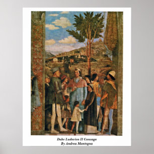 Poster Duque Ludovico Ii Gonzaga por Andrea Mantegna