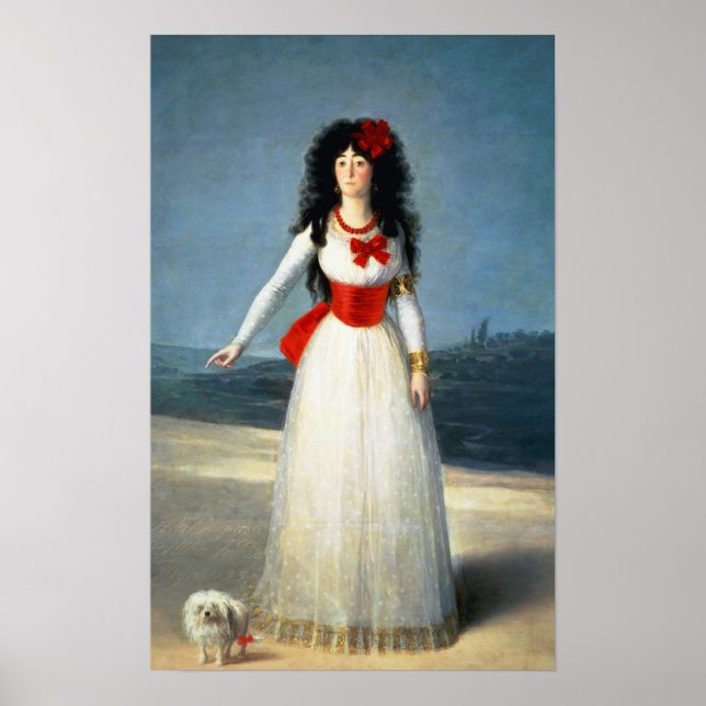 Pôster Duquesa de Alba, 1795 (Frente)