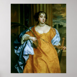 Pôster Duquesa de Barbara Villiers de Cleveland