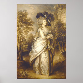 Poster Duquesa de Devonshire Gainsborough Dupont Fine Art