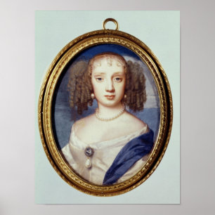 Pôster Duquesa de Orleans, c.1665