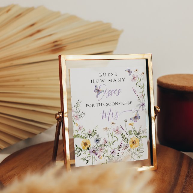 Poster Duração do Chá de panela Floral Púrpura Butterflay (Criador carregado)