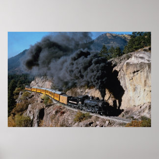 Poster Durango e Silverton Railroad, No. 481, Bear Cree