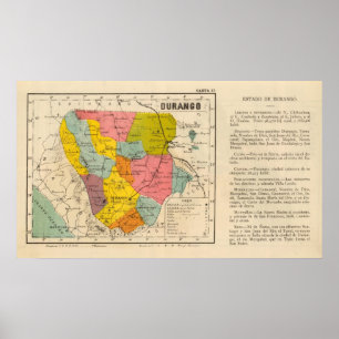 Poster Durango, México