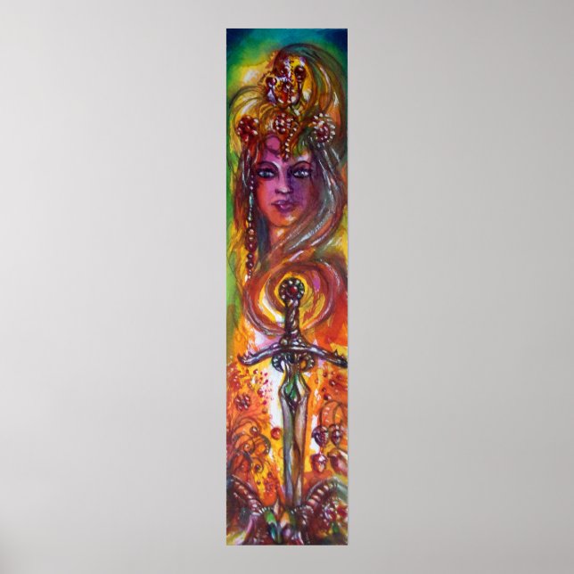 PÔSTER DURENDAL, ESPADA ROMÂNTICA E ANGEL (Frente)