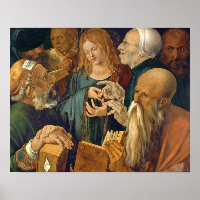 Poster Dürer - Jesus Entre Os Doutores (Frente)
