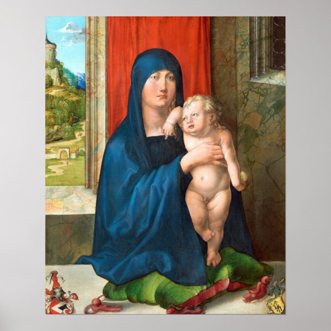 Poster Dürer - Madonna e Menino (Frente)